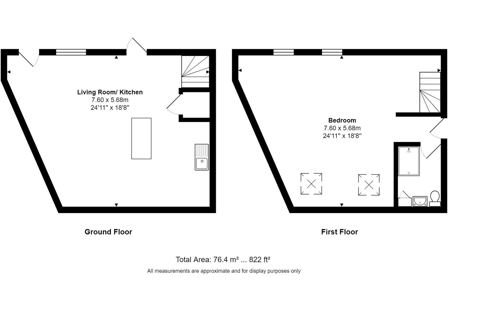 Dibbles Bridge Cottage and Annexe, Hartlington, Skipton floorplan