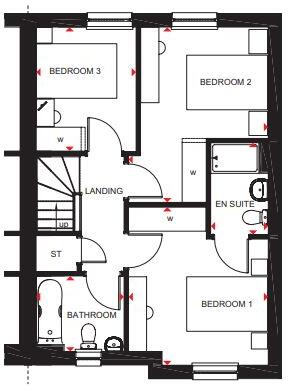 1 Charolais Lane
Huntingtower
Perth
PH1 3JH floorplan