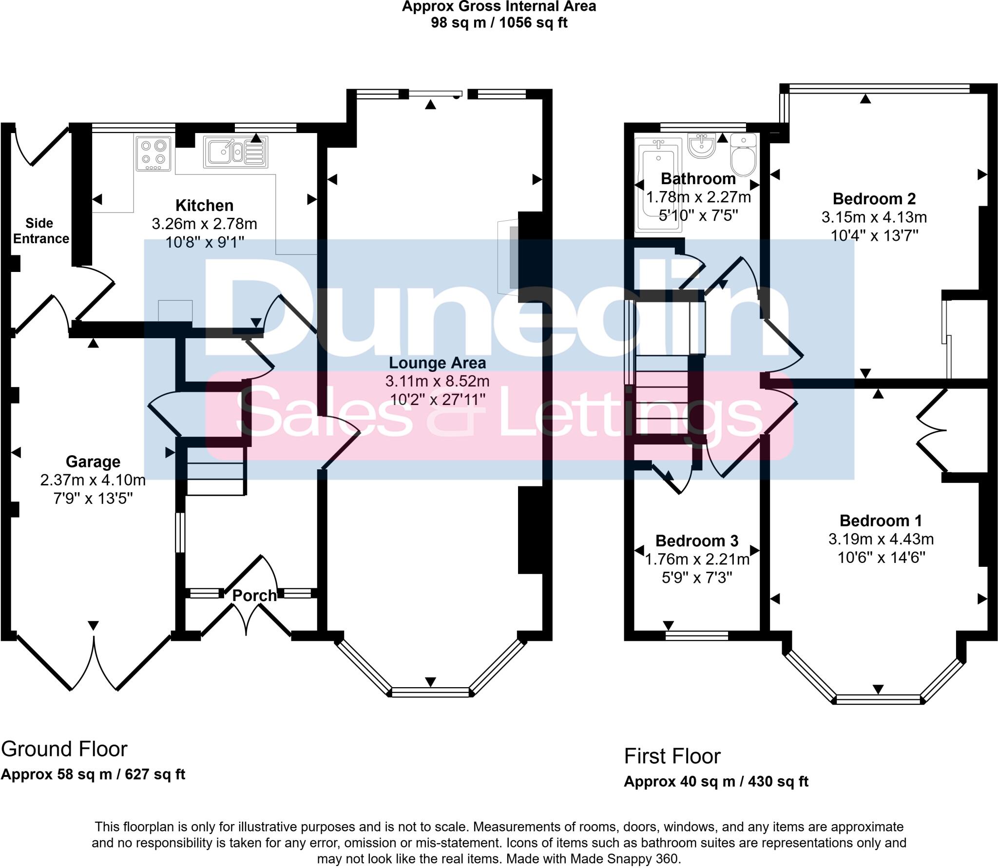 Graham Crescent, Rubery, Birmingham, B45 floorplan