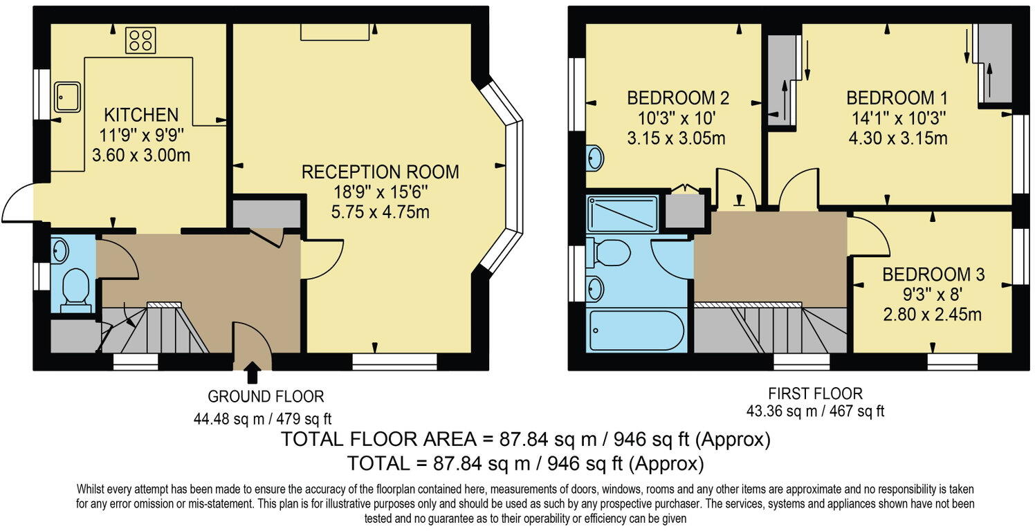 Downland Close, Epsom, Surrey, KT18 5SQ floorplan