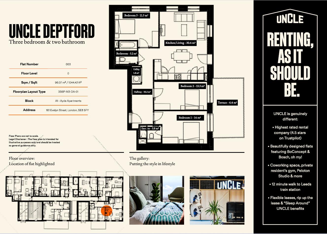 UNCLE Deptford, 151 Evelyn Street, London, SE8 floorplan