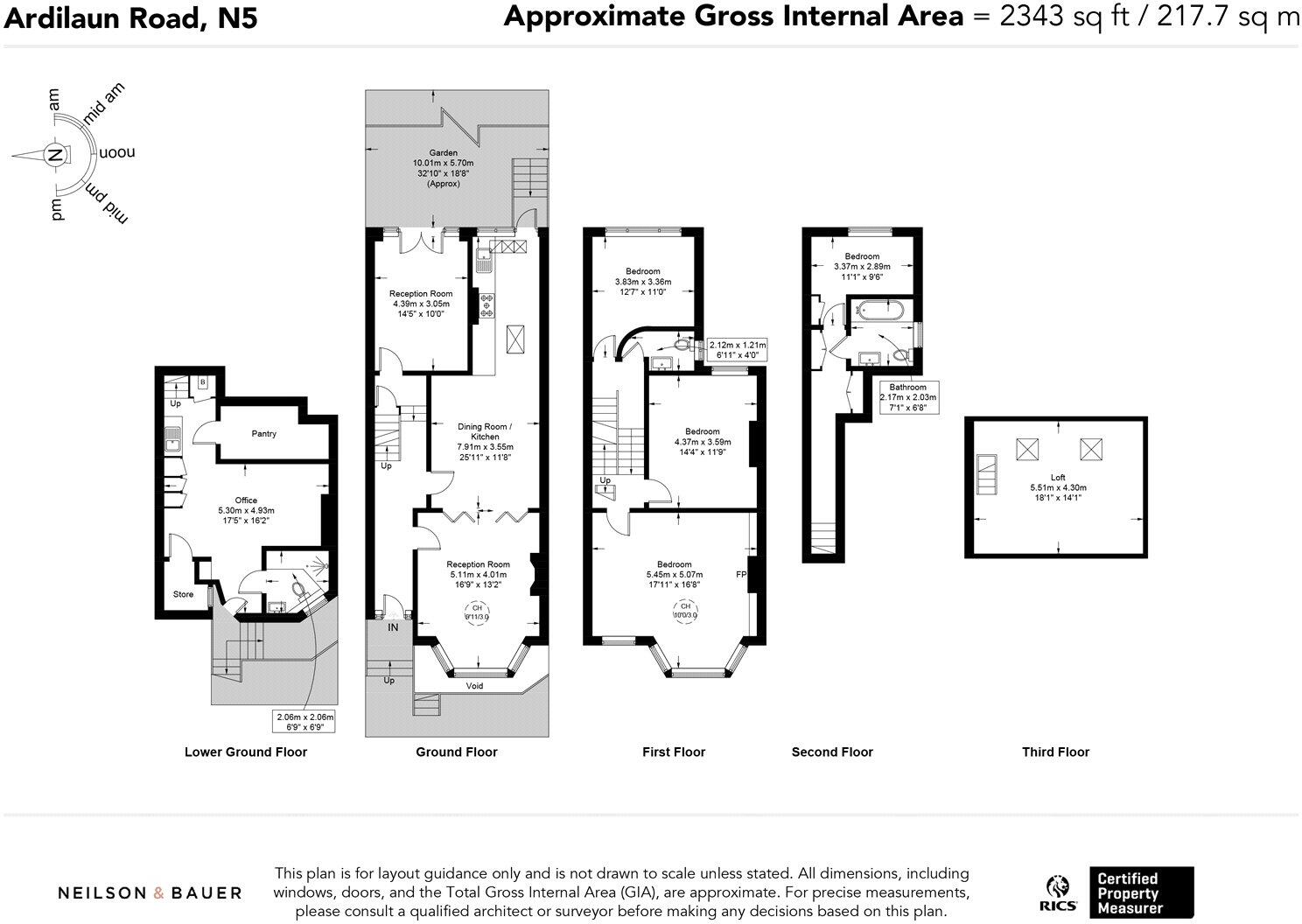 Ardilaun Road, Highbury, London, N5 floorplan