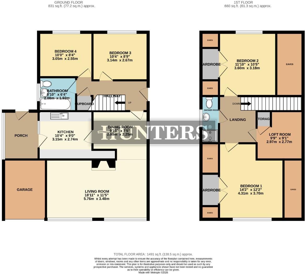 Saxon Court, Scunthorpe floorplan