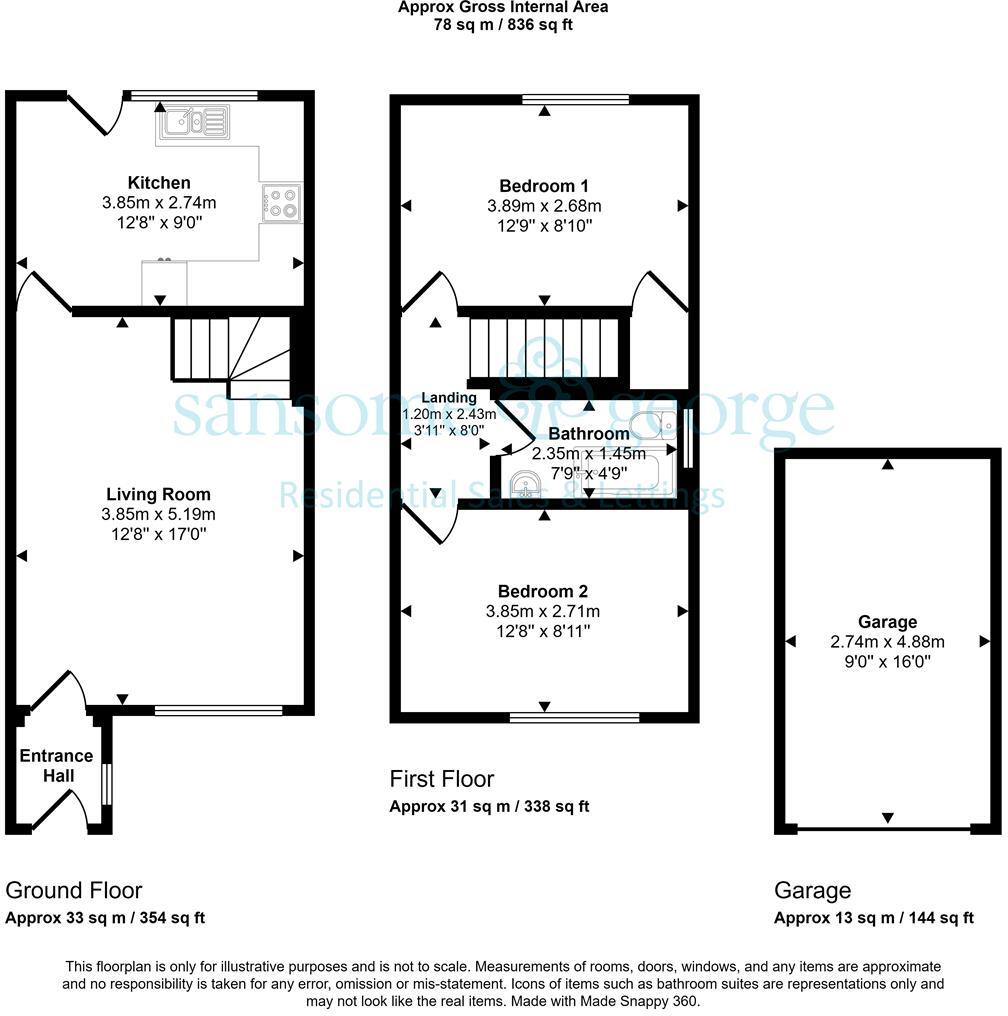Warley Rise, Tilehurst, Reading floorplan