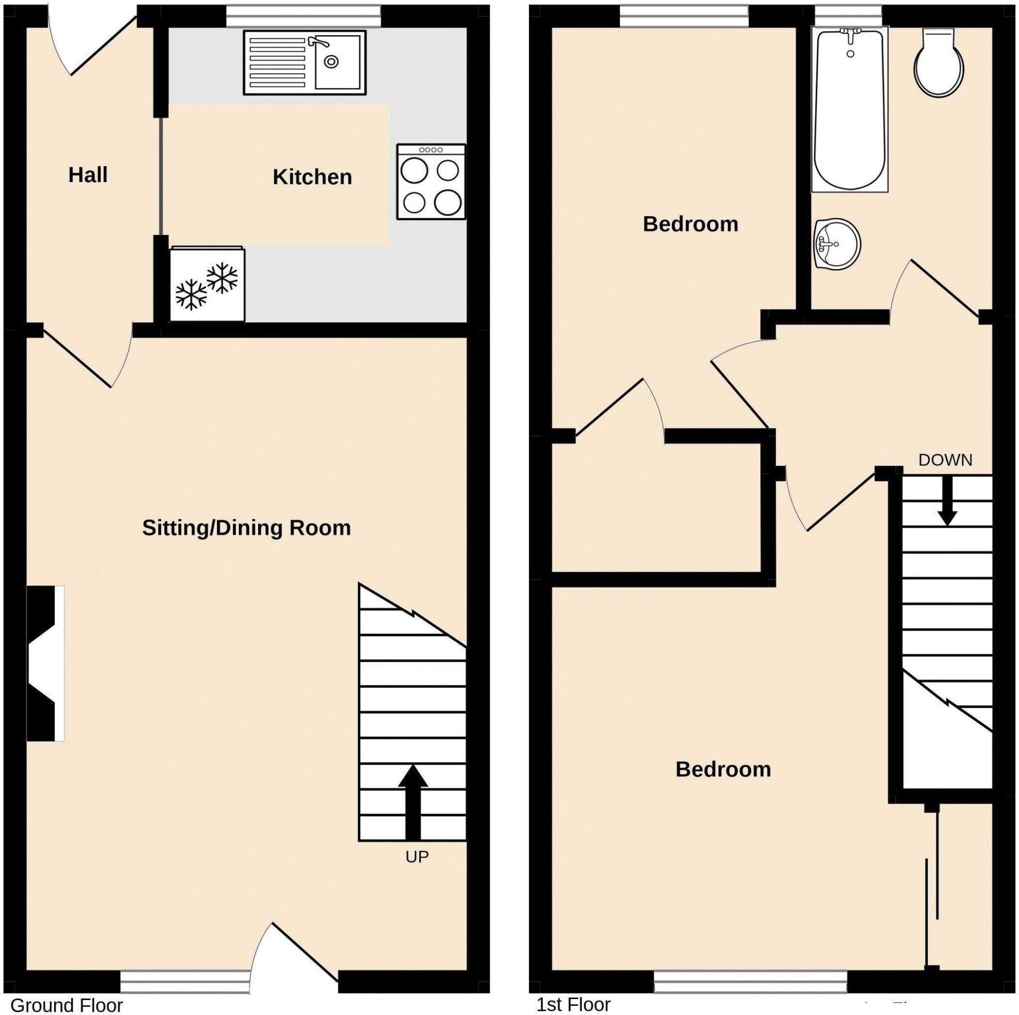 The Teasels, Warminster floorplan
