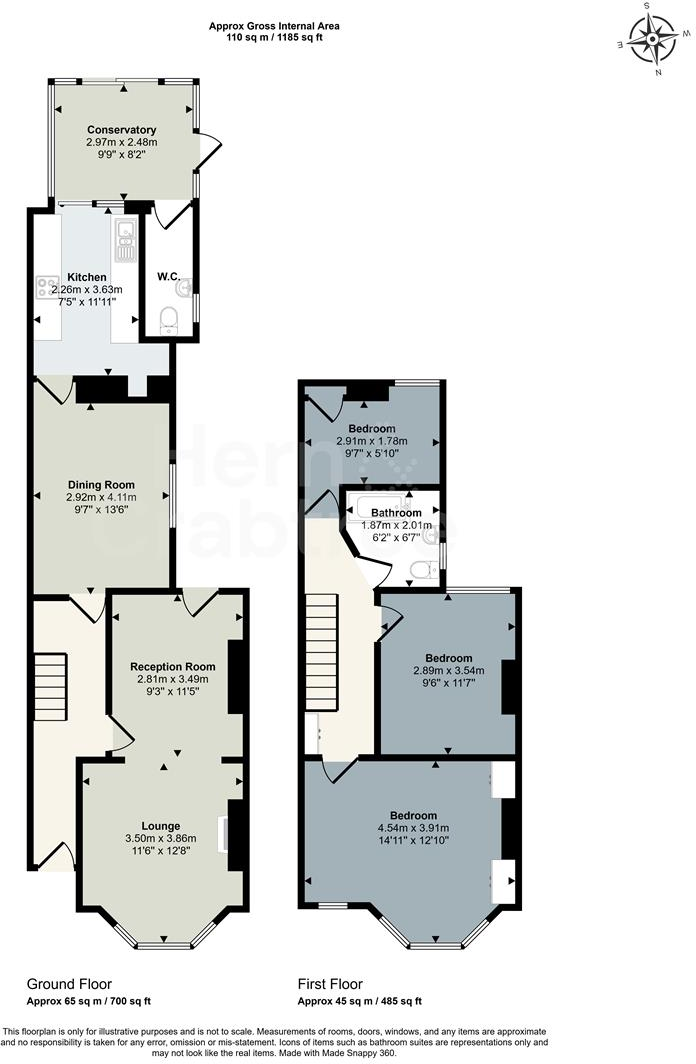 Manor Street, Cardiff floorplan