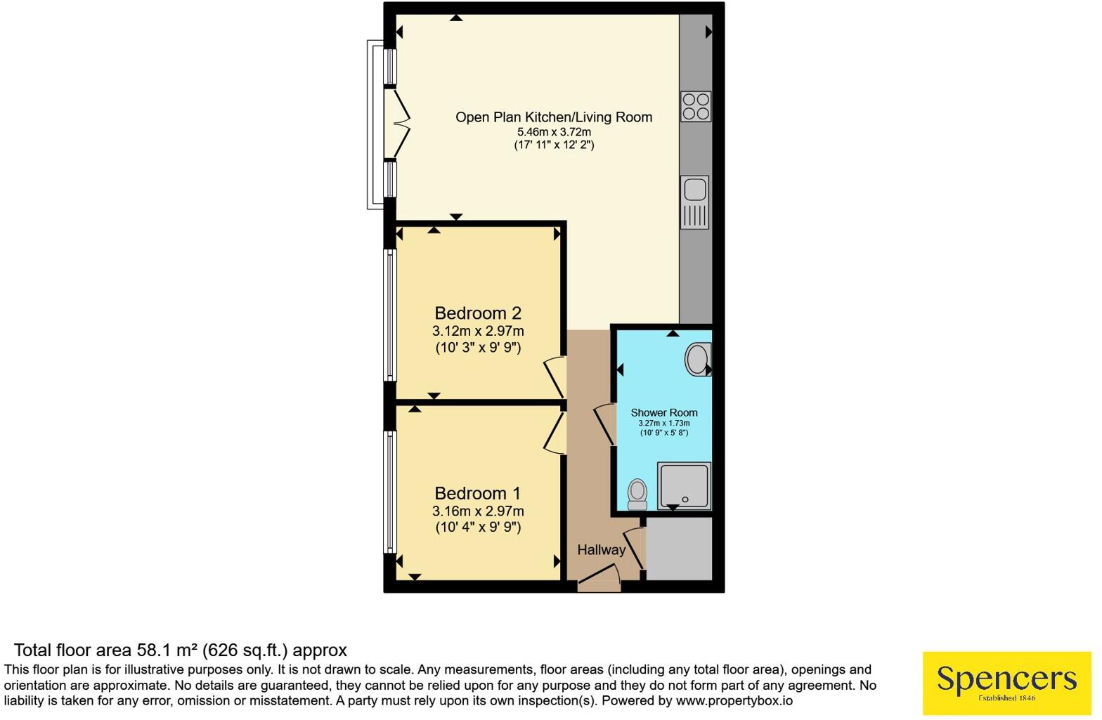 Northgate Street, Leicester, Leicestershire, LE3 floorplan