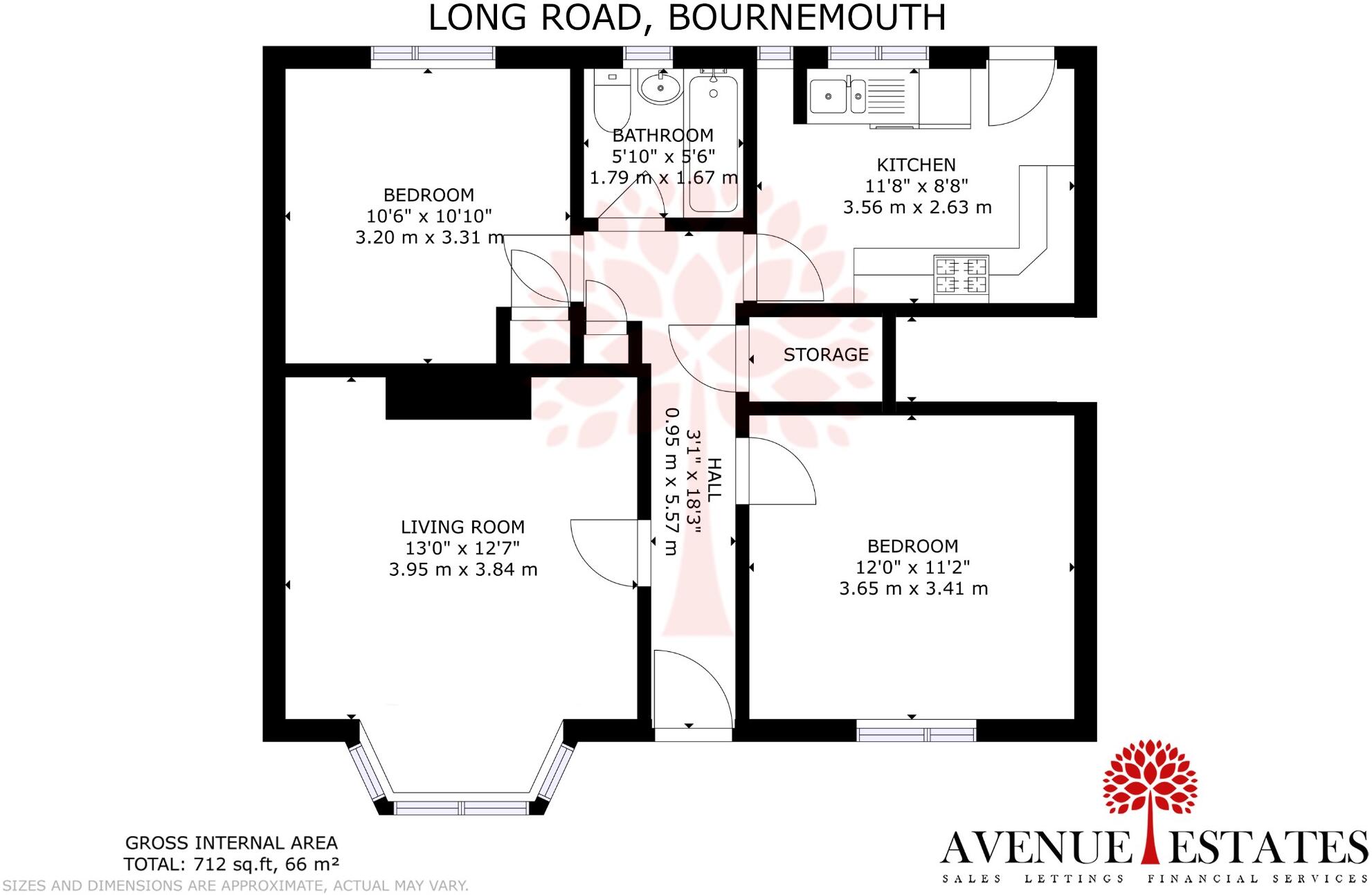 Long Road, Bournemouth, Dorset, BH10 floorplan