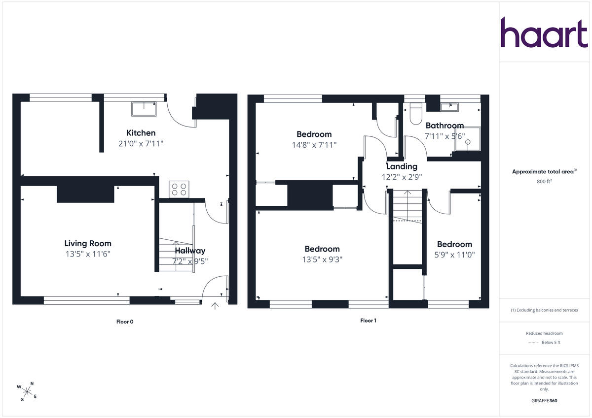 Kenilworth Drive, Bletchley floorplan