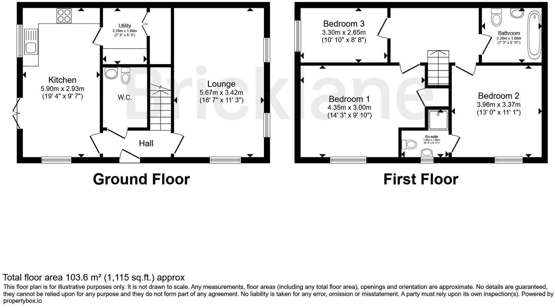 Poolbay Meadow, Little Dunmow, CM6 floorplan