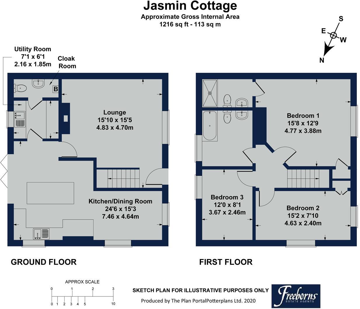 Goveton, Kingsbridge floorplan