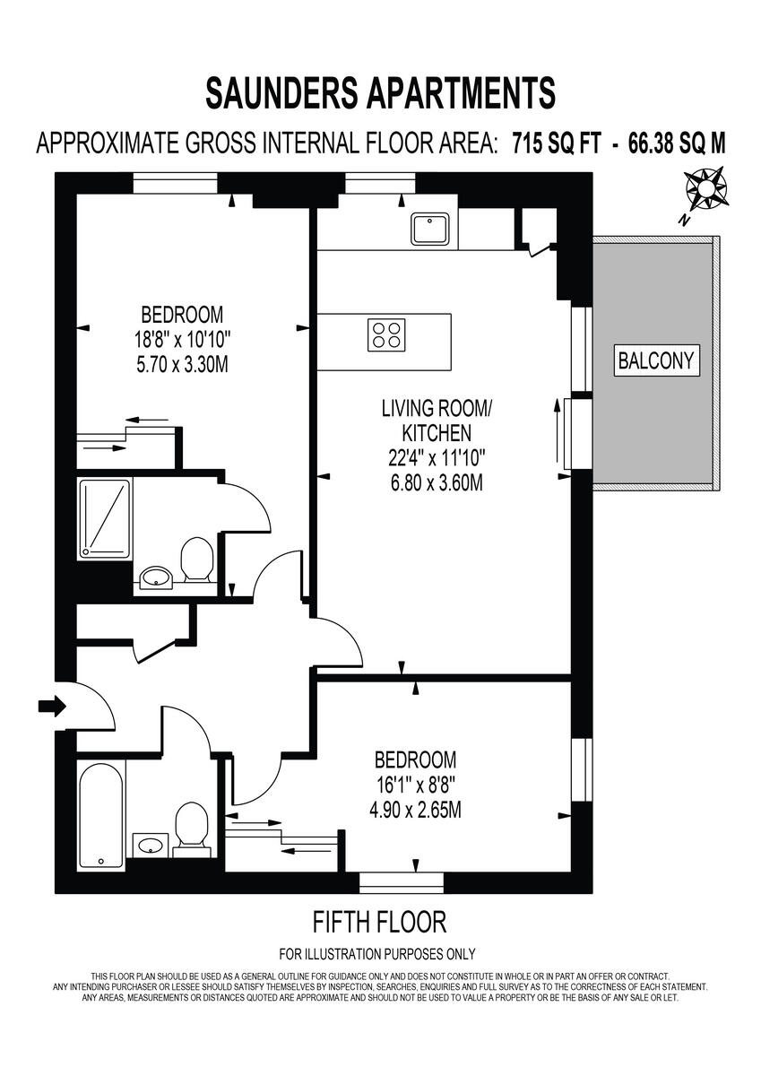 Merchant Street, London floorplan