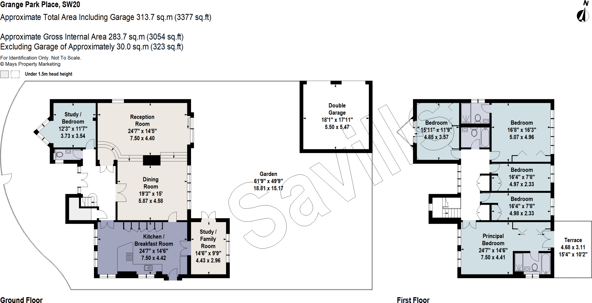Grange Park Place, Wimbledon, London, SW20 floorplan