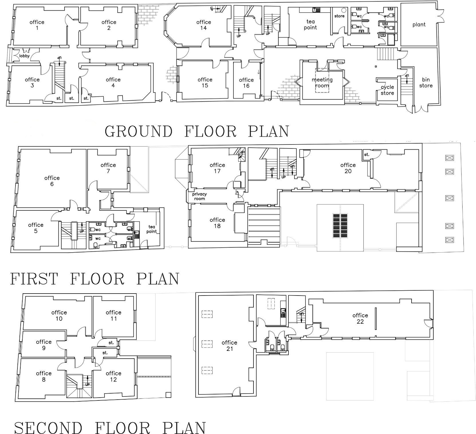 Danish Buildings & Bayles House Floor Plan