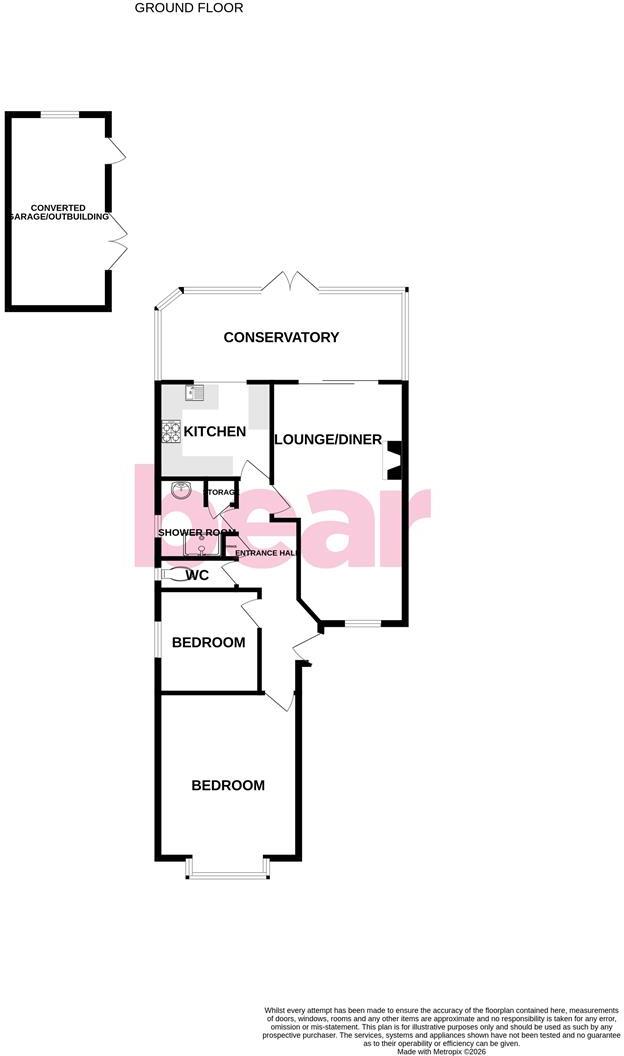 * CAN CONVERT TO THREE BED * Prince Avenue, Westcliff-On-Sea floorplan
