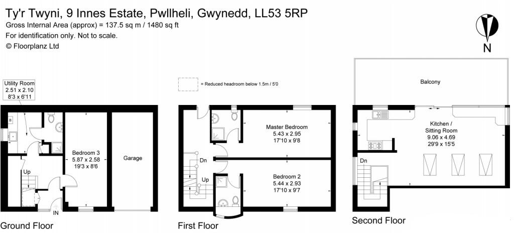 Ty’r Twyni, 9, Innes Estate, Pwllheli, LL53 5RP, Pwllheli floorplan