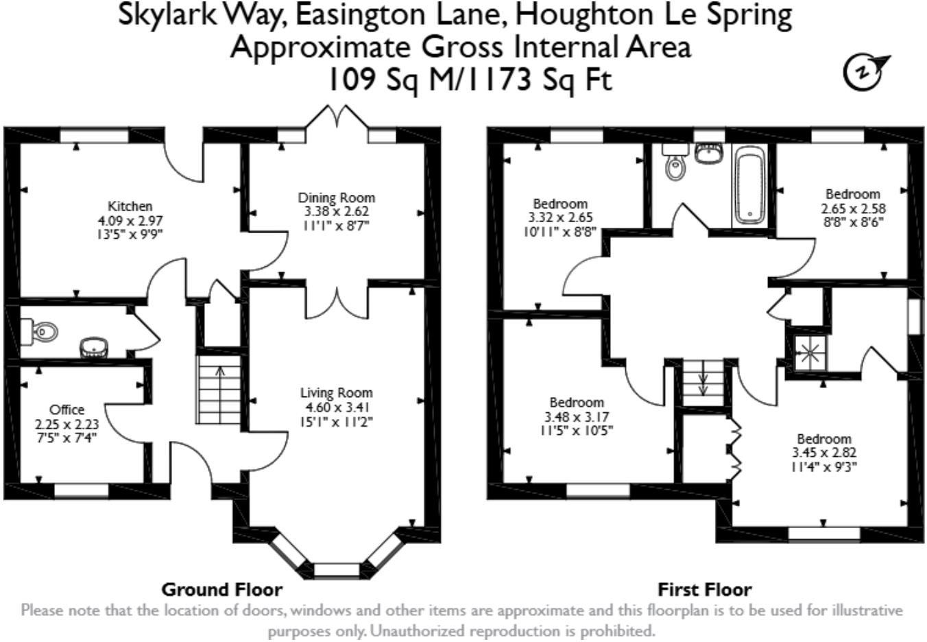 Skylark Way, Easington Lane, Houghton Le Spring floorplan