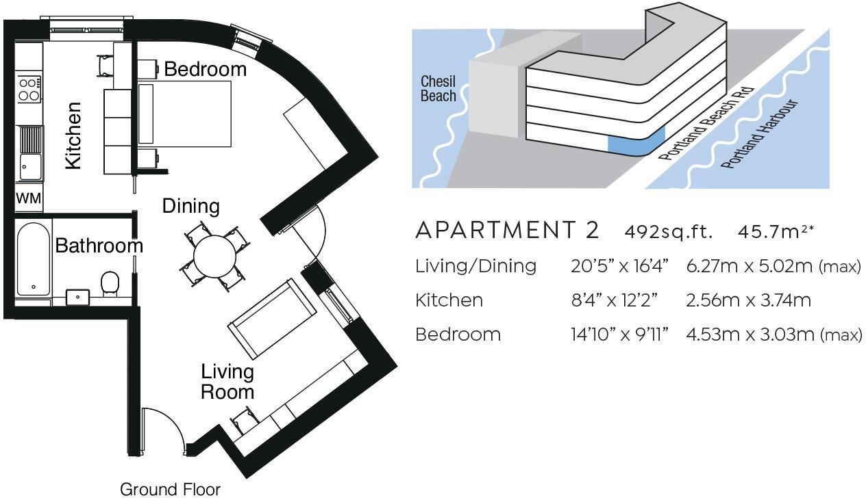No.1 Chesil Beach, Ferrymans Way floorplan