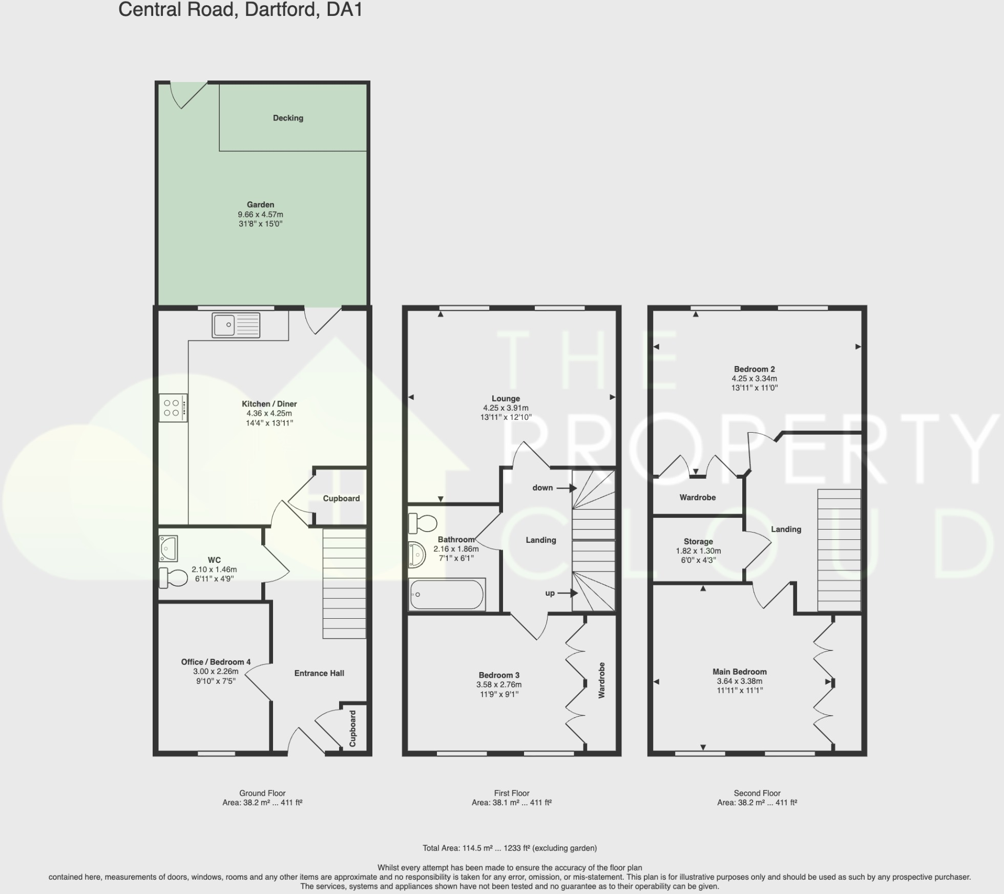 Central Road, Dartford, Kent, DA1 floorplan