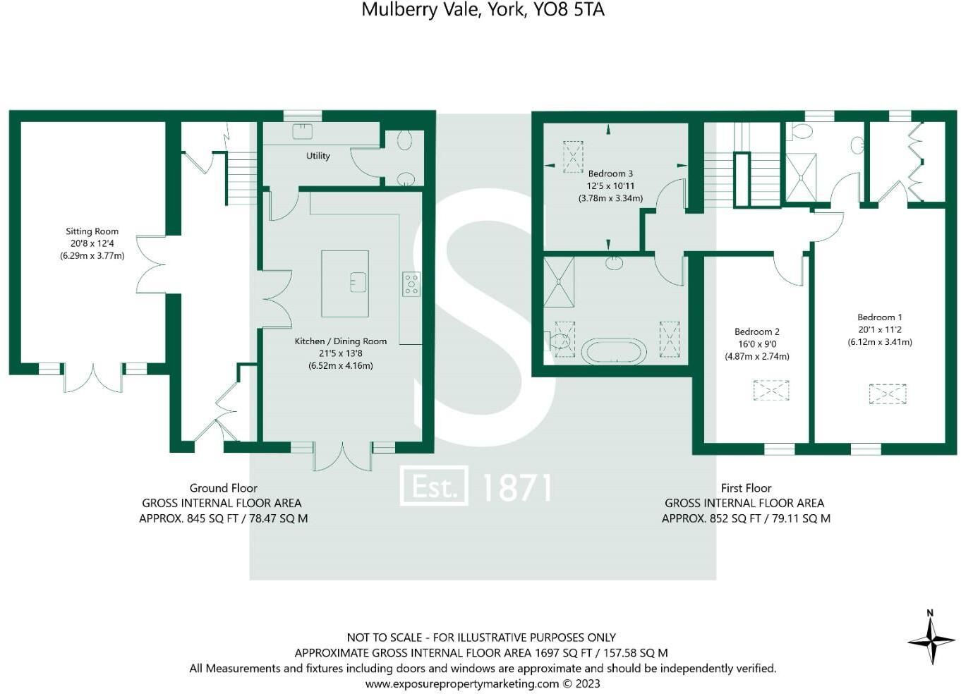 Mulberry Vale, Skipwith, Selby floorplan