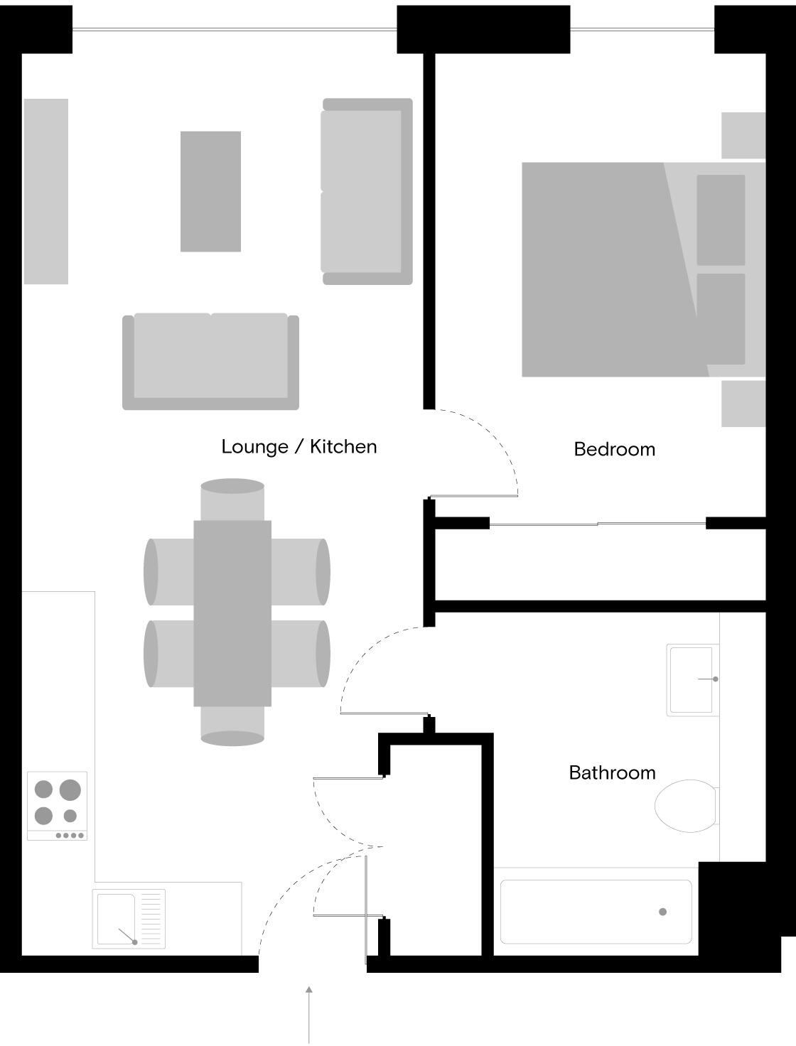 The Kell, Gillingham Gate Road, Gillingham, ME4 4SB floorplan