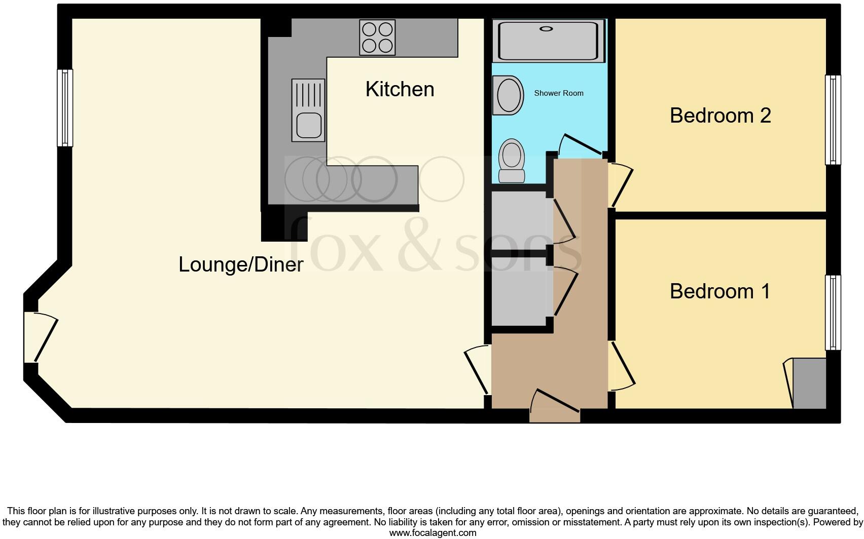 The Officers Quarters, Gosport floorplan