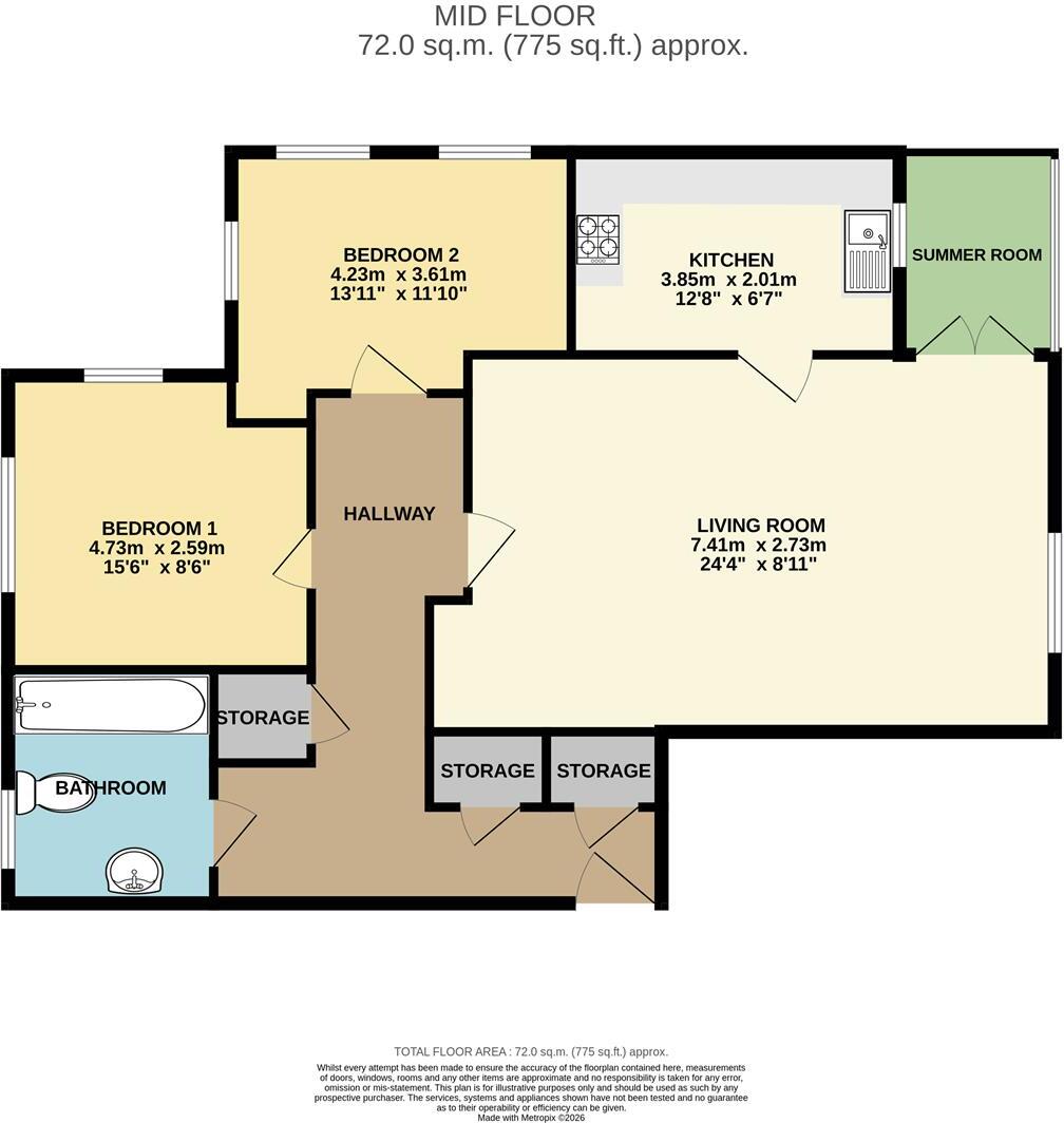 Lebus Street, London floorplan