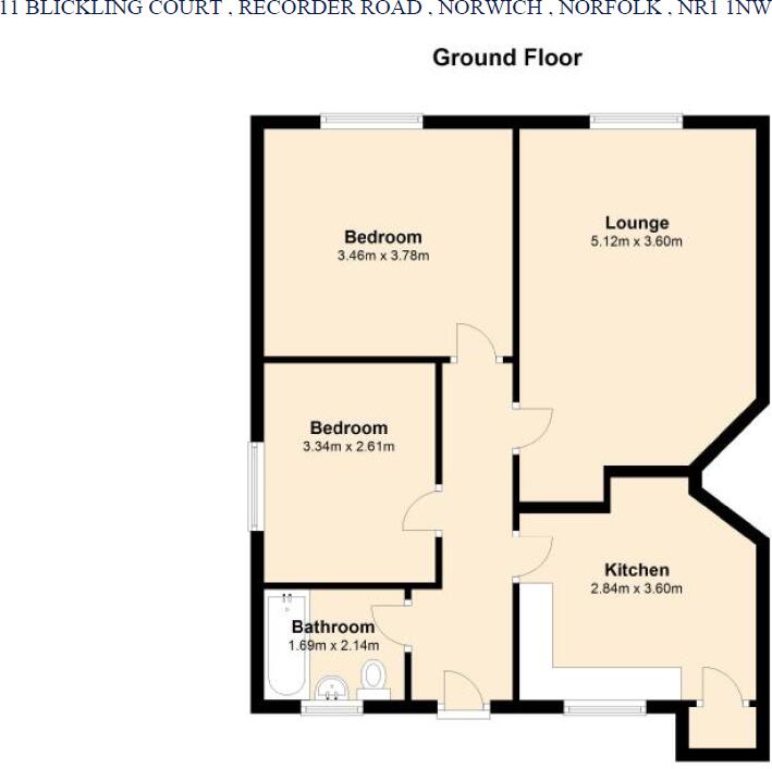 Blickling Court, Recorder Road, NORWICH, NR1 1NW floorplan
