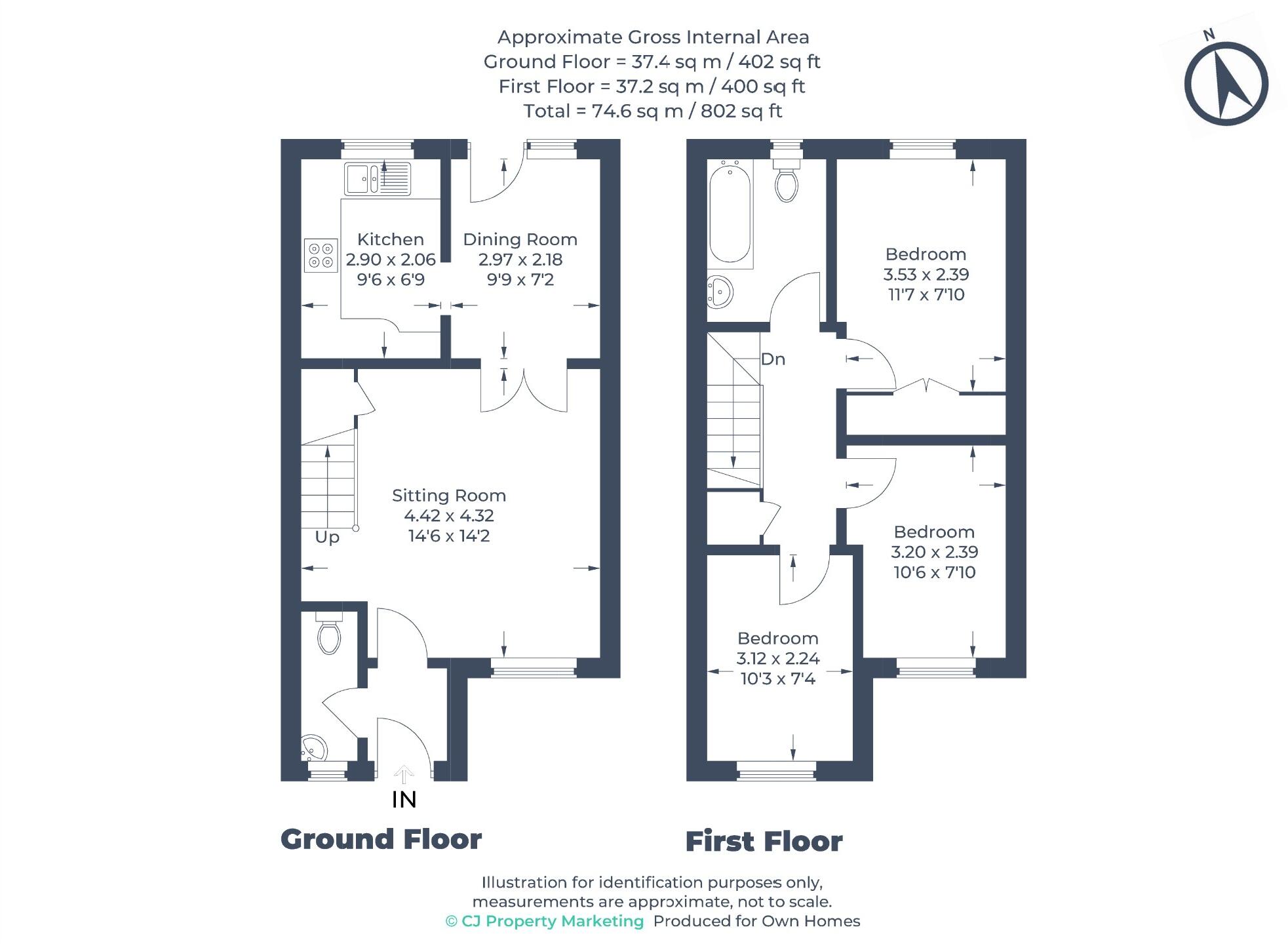 Belgrave Mews, Stevenage, Hertfordshire, SG2 floorplan