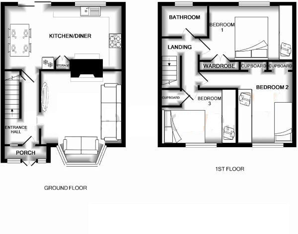 Quibell Road, Newark, Nottinghamshire floorplan