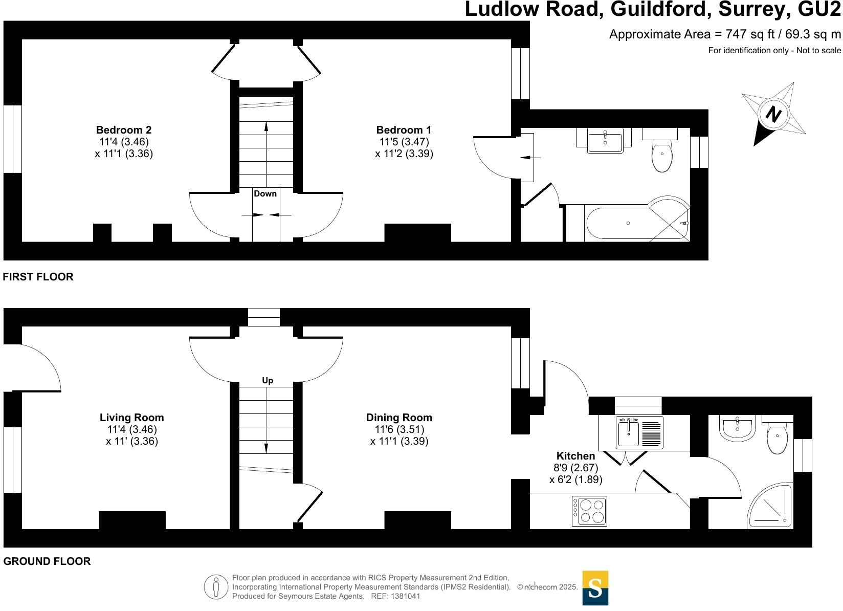 Ludlow Road, Guildford, Surrey, GU2 floorplan