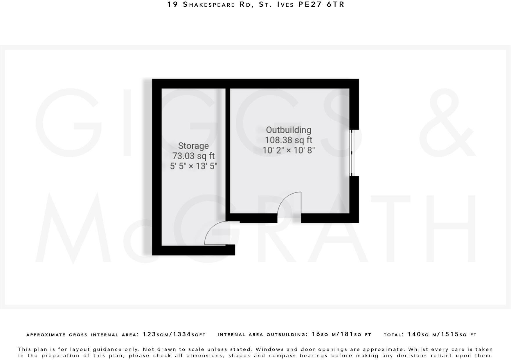 Shakespeare Road, St. Ives, Cambridgeshire, PE27 6TR floorplan