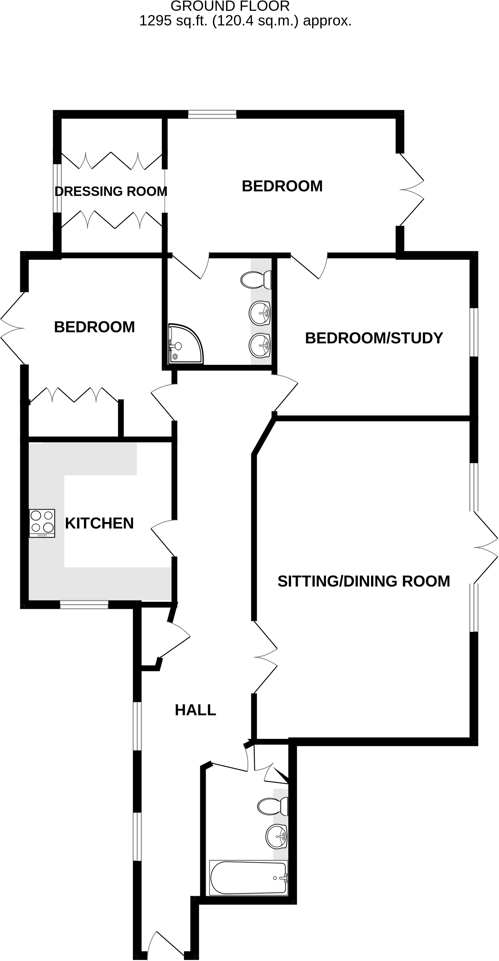 16 The Alexandra, The Broadway, Woodhall Spa floorplan