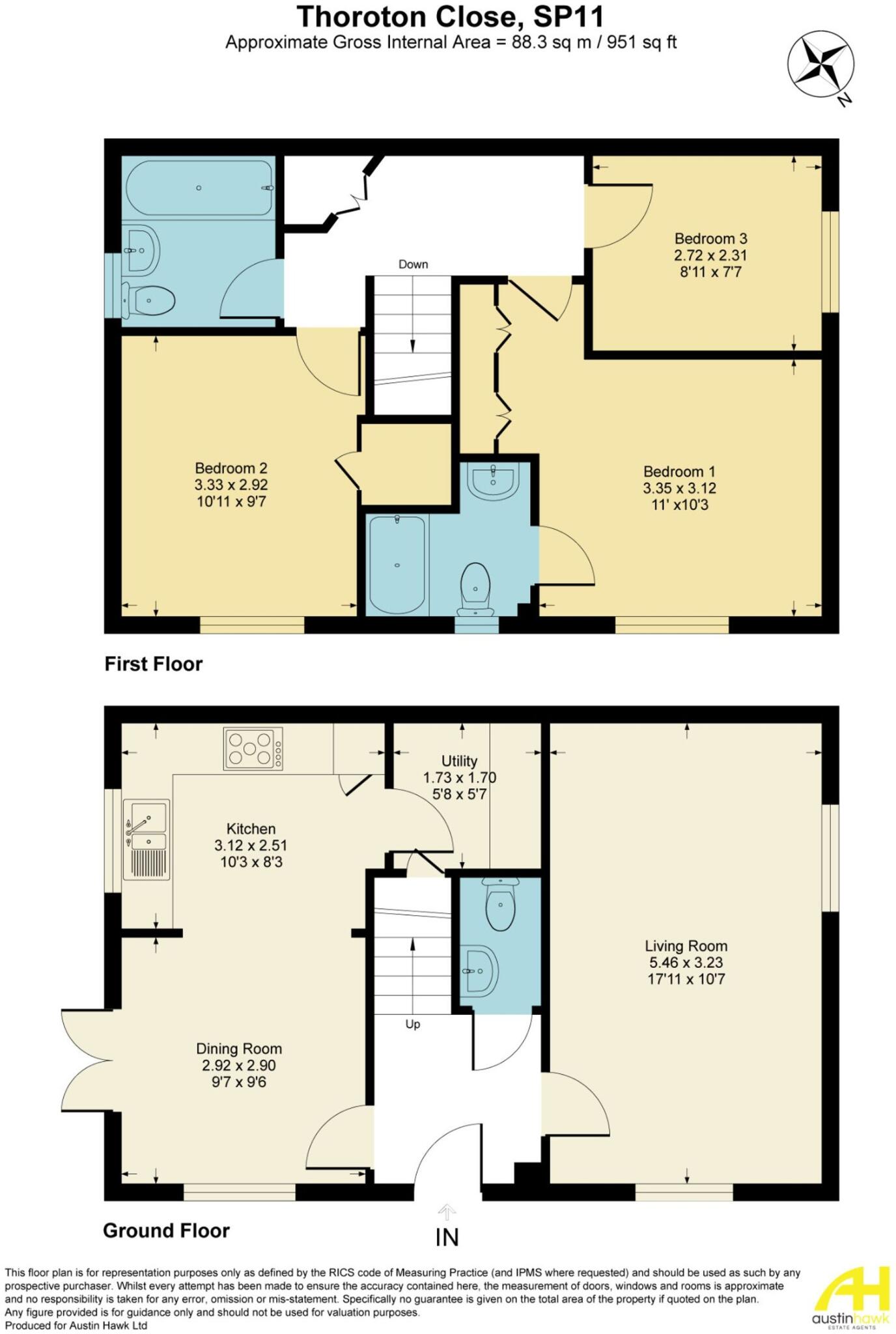 Thoroton Close, Picket Piece, SP11 floorplan