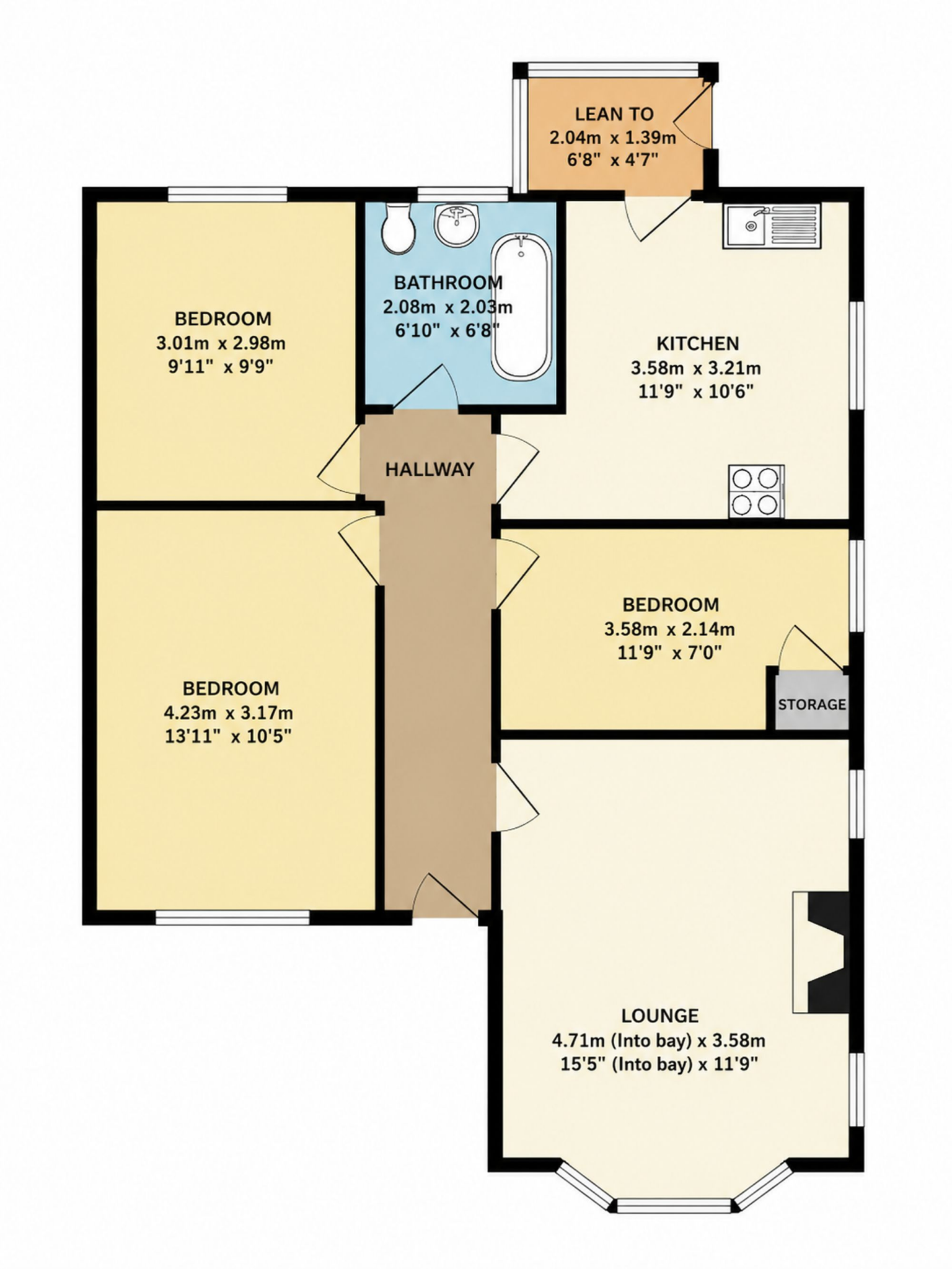 Greengate Lane, South Killingholme, DN40 floorplan