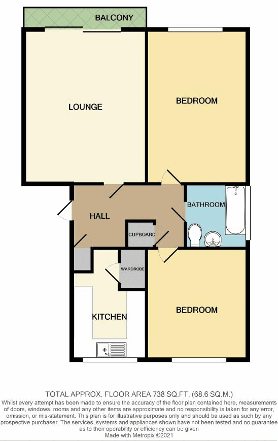 NO ONWARD CHAIN - Stella Maris Close, Canvey Island floorplan