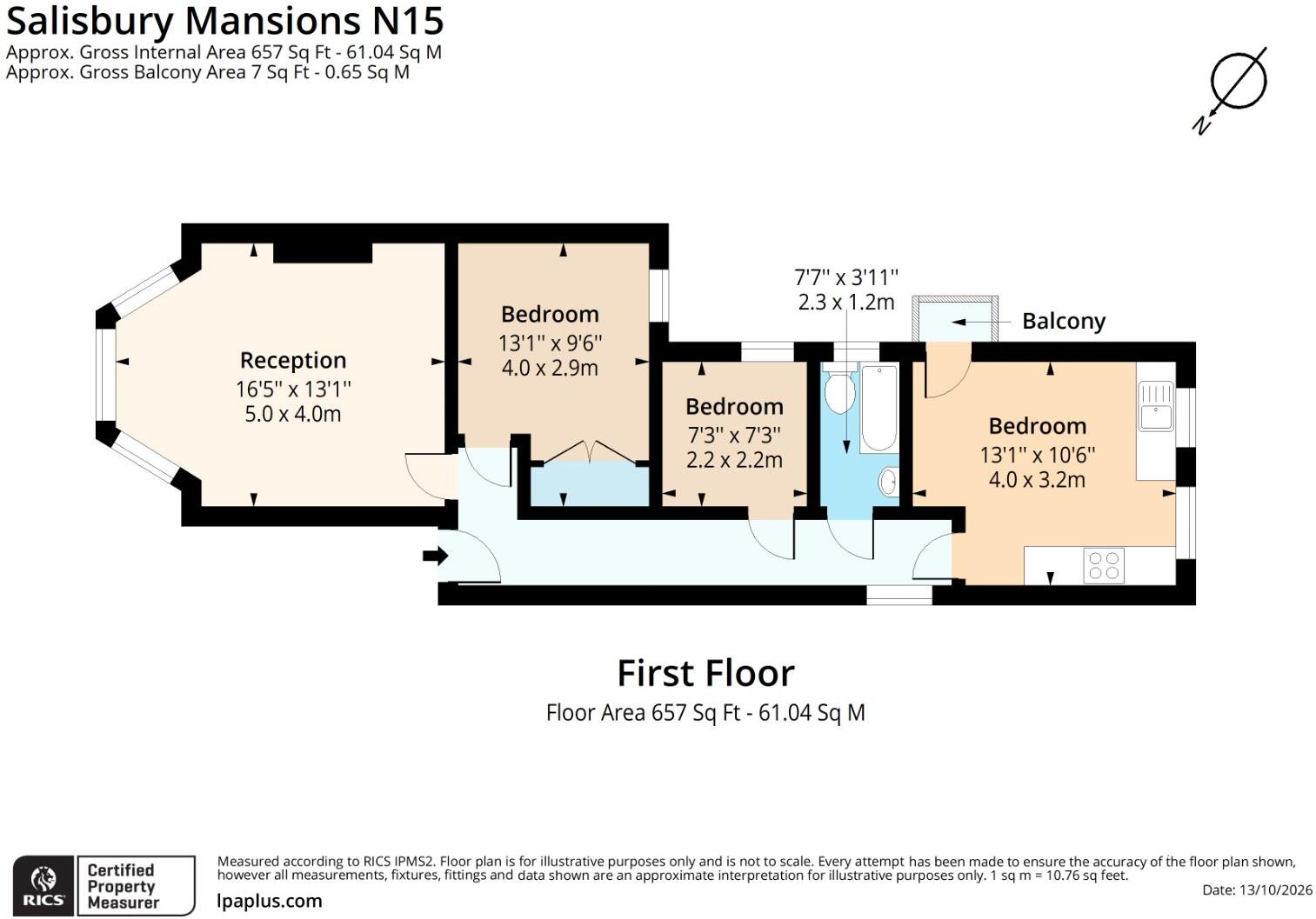 St. Ann's Road, Harringay, London, N15 floorplan