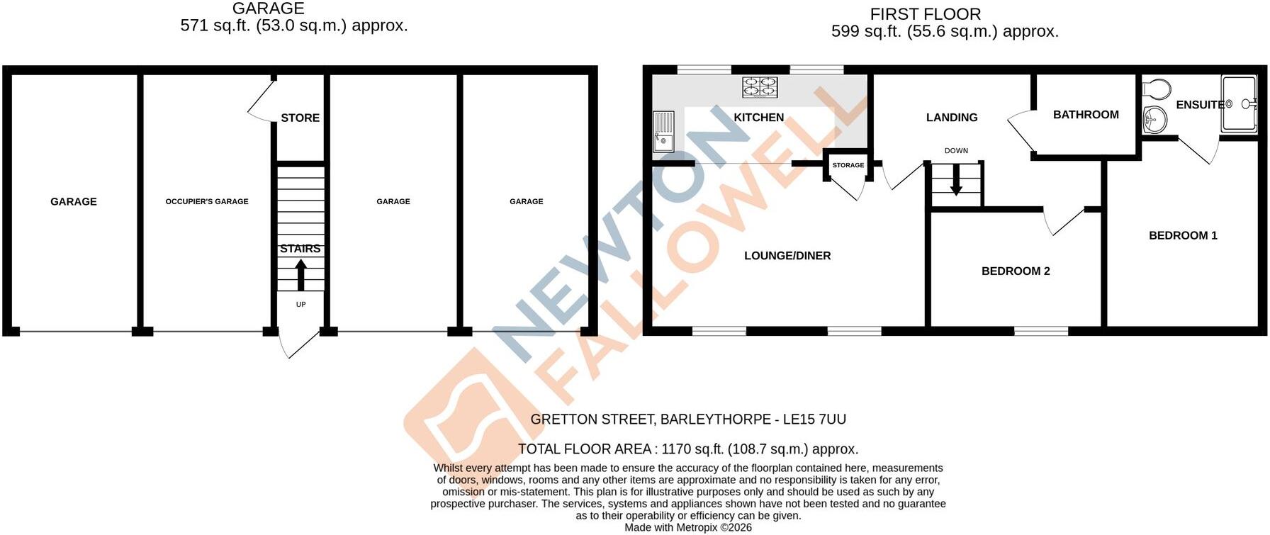 Gretton Street, Barleythorpe floorplan