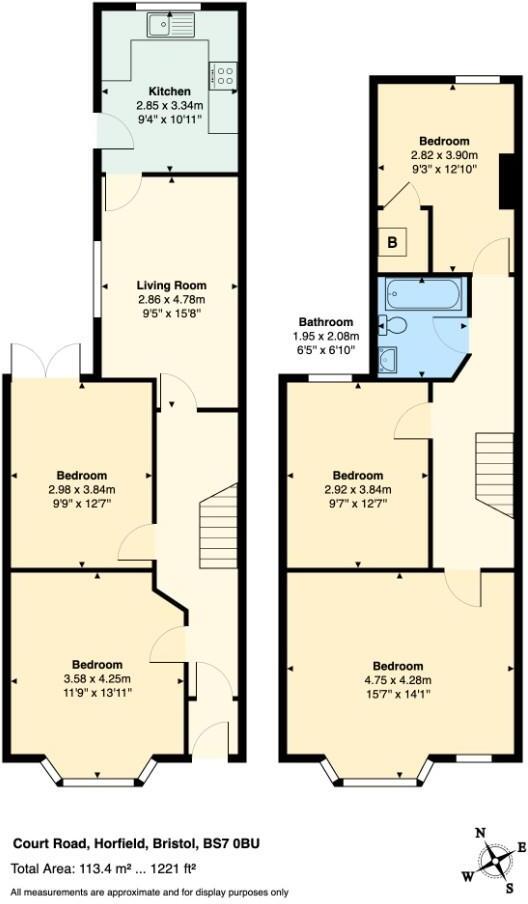 Court Road, Horfield, Bristol floorplan