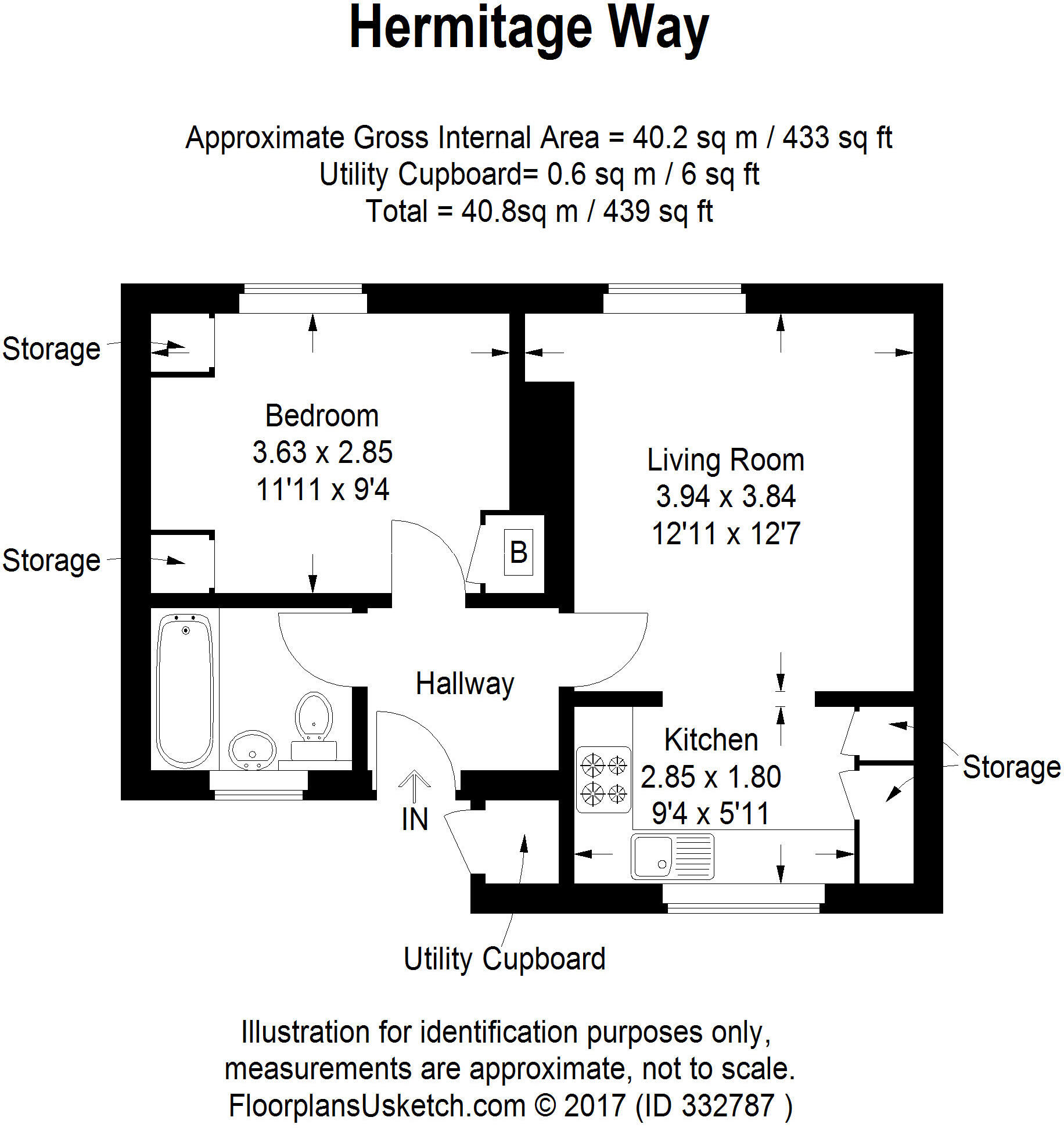 Hermitage Road, Crystal Palace, London, SE19 floorplan