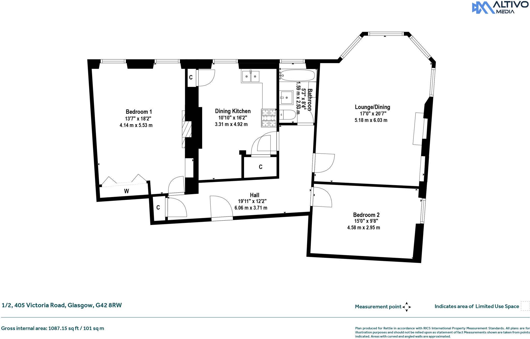 Victoria Road, Queens Park, Glasgow City floorplan