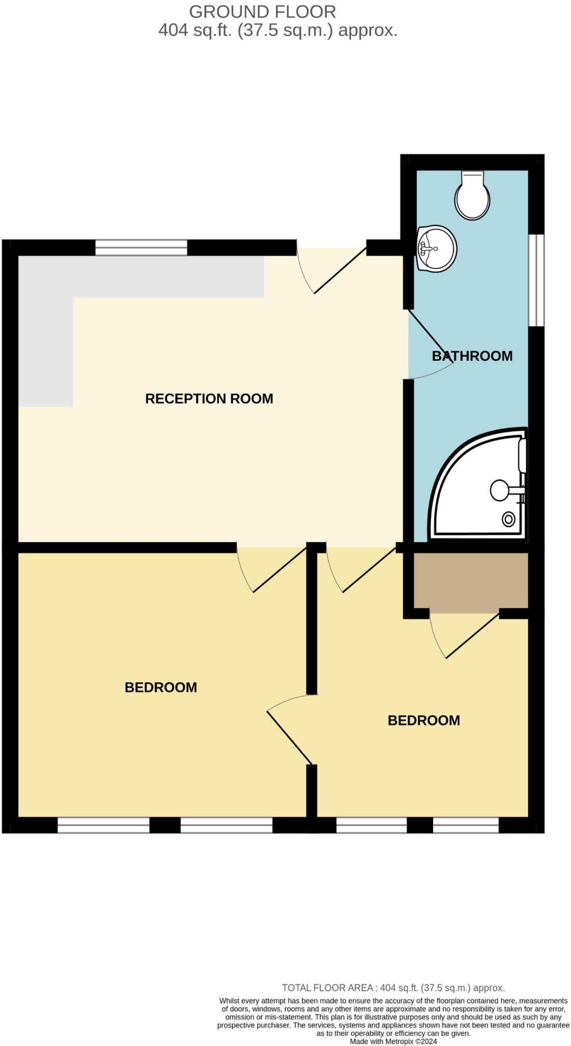 Clerkson Street, Mansfield, NG18 floorplan