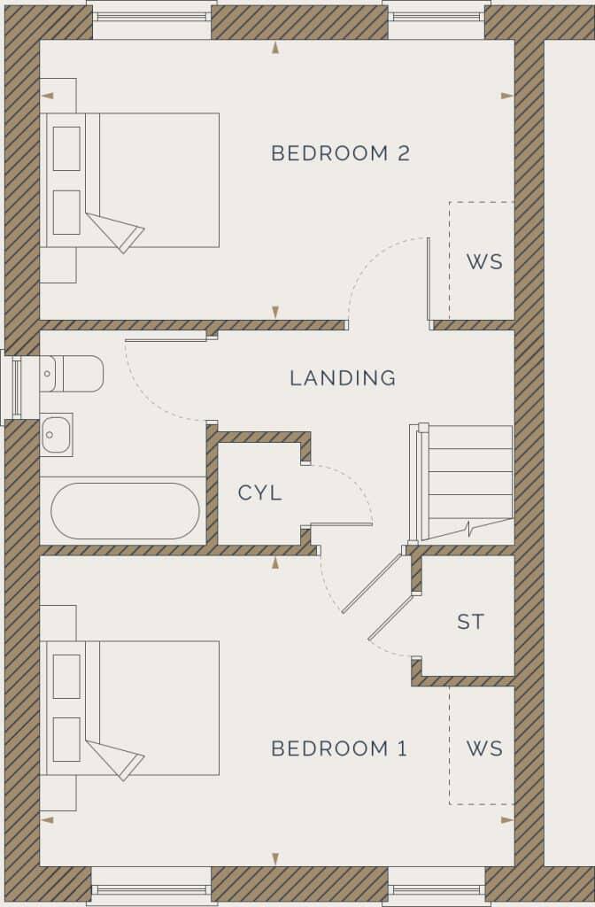 The Fern, The Grove, Hawkinge, Kent, CT18 7UG floorplan