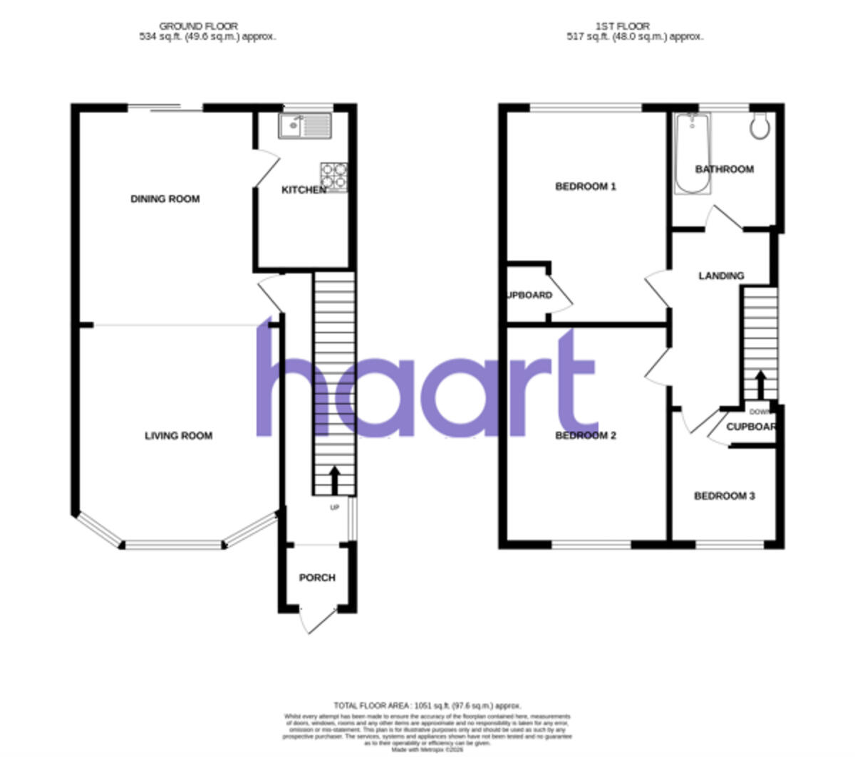 Barbara Square, Nottingham floorplan