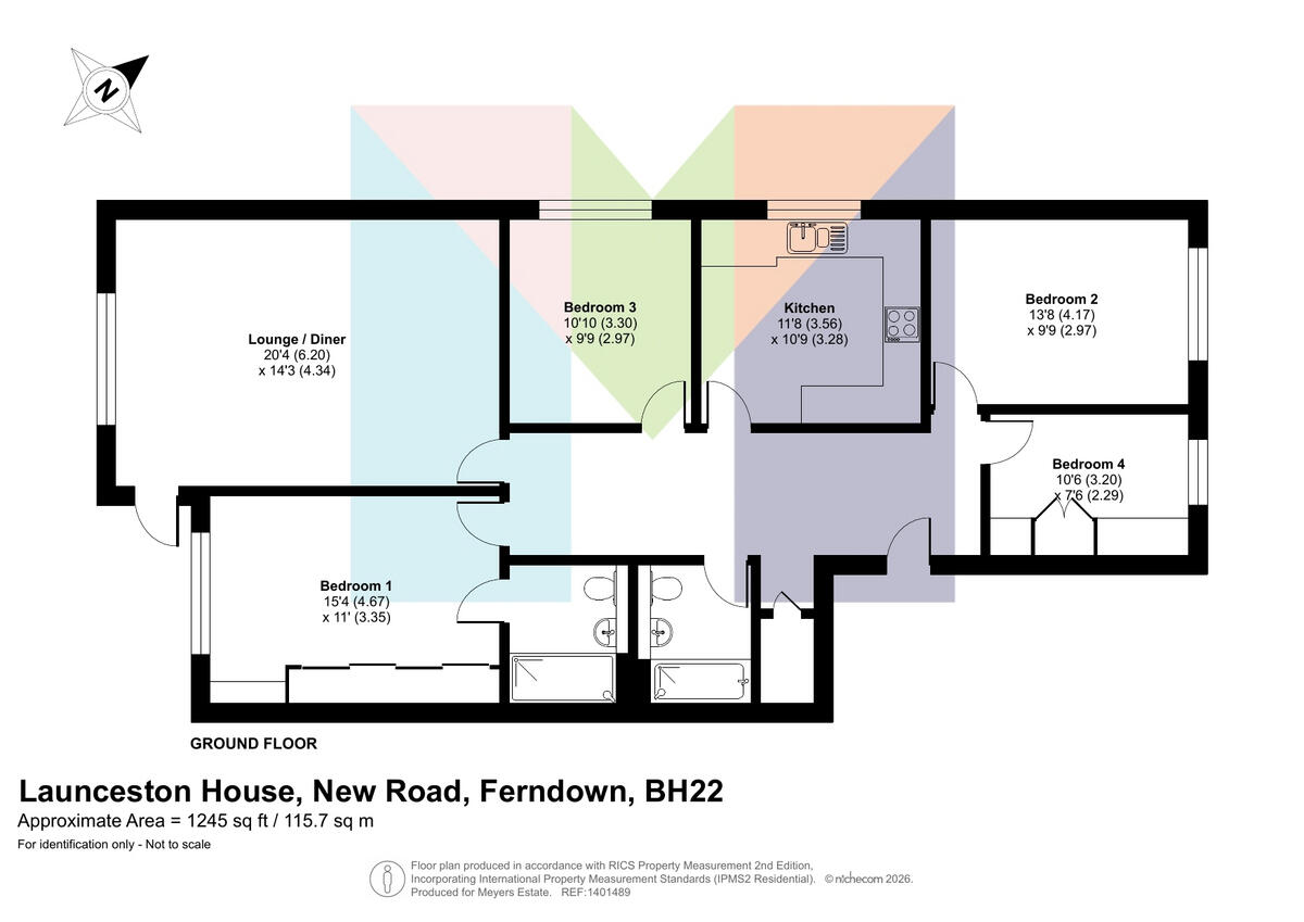 New Road, Ferndown, BH22 8 floorplan