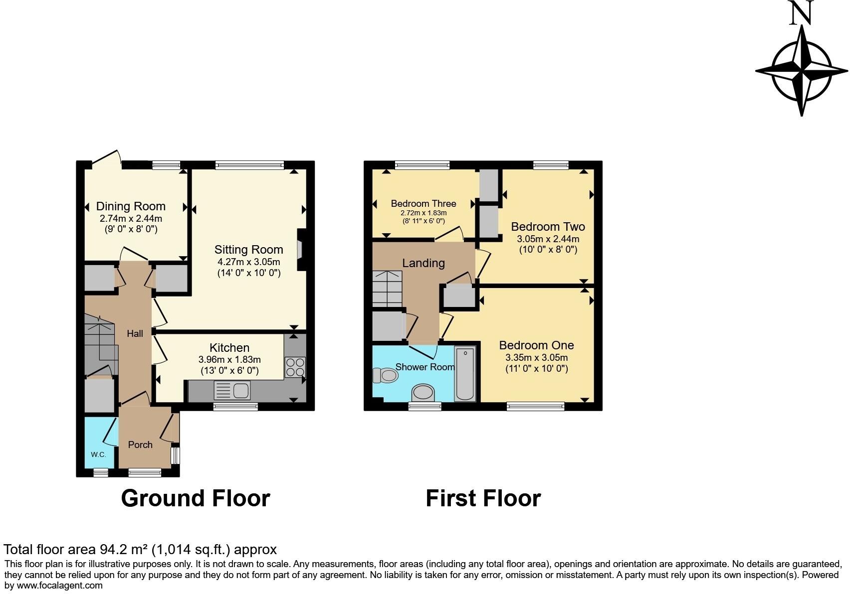 Brookfarm Drive, Malvern, WR14 floorplan