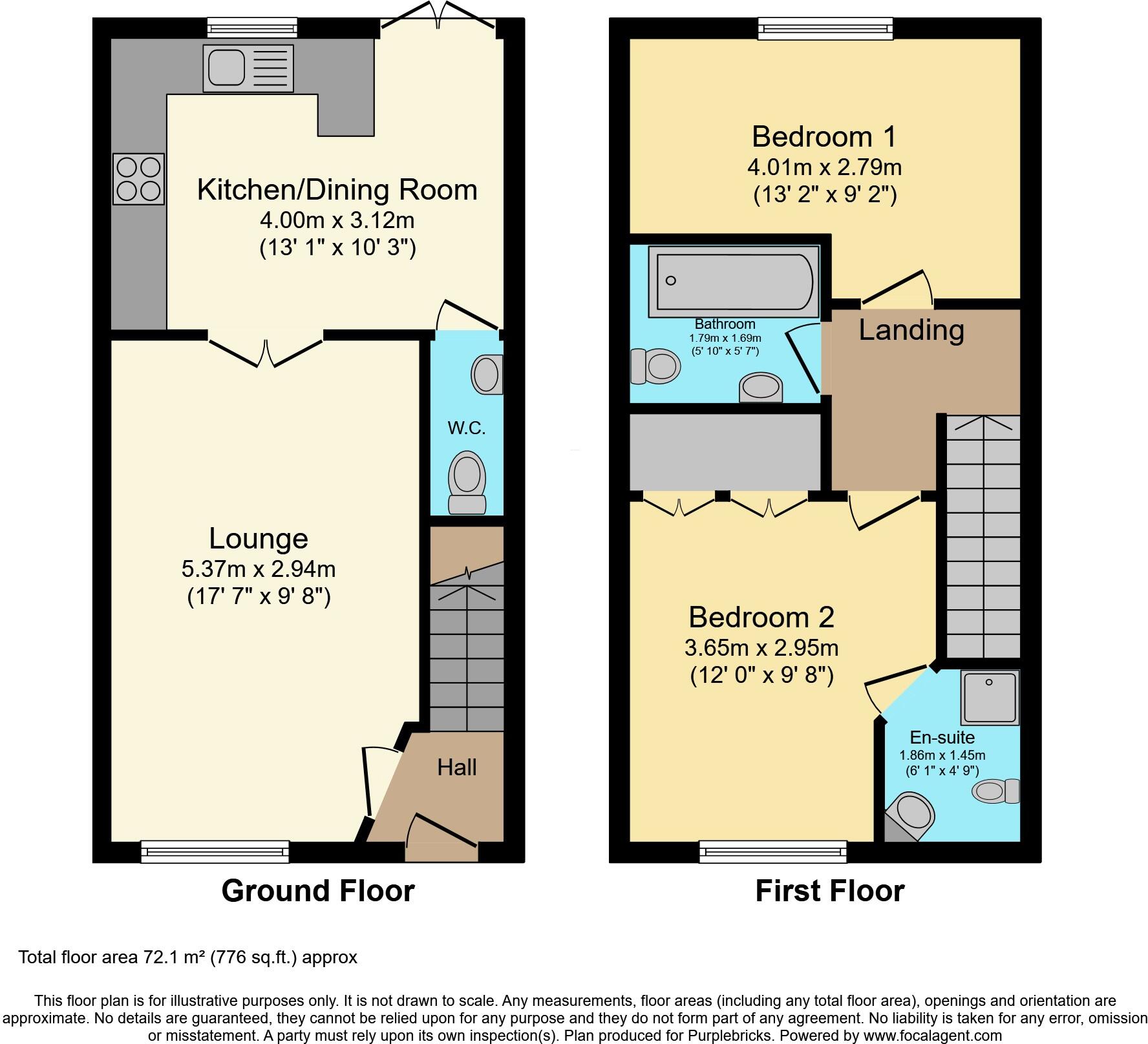 Burgundy Gardens, Leamington Spa, CV31 floorplan