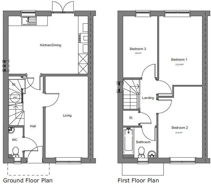 8, Bamford Park, Upper Lighthorne, Leamington Spa, Warwickshire, CV33 floorplan