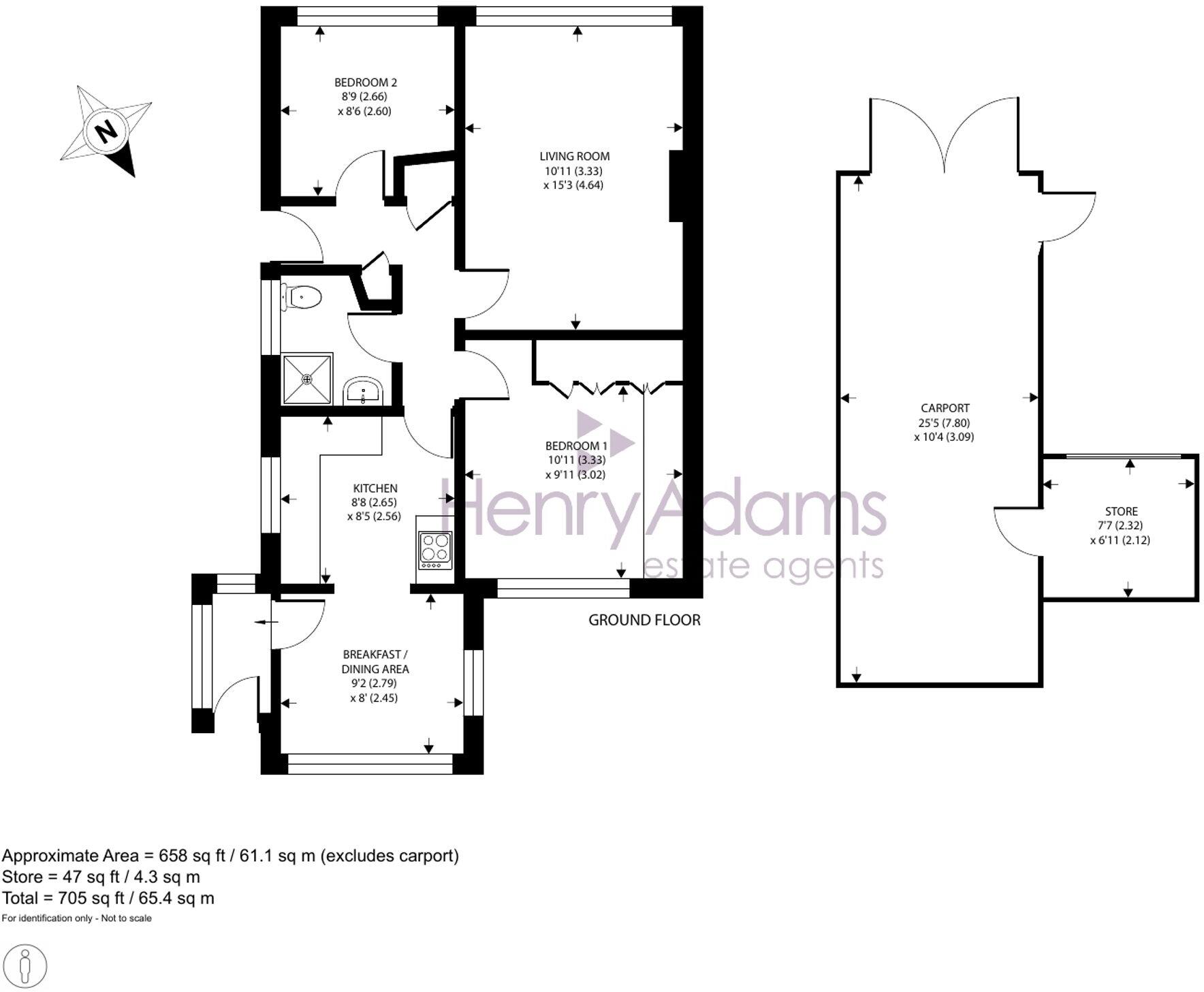 Marine Drive, Selsey, PO20 floorplan