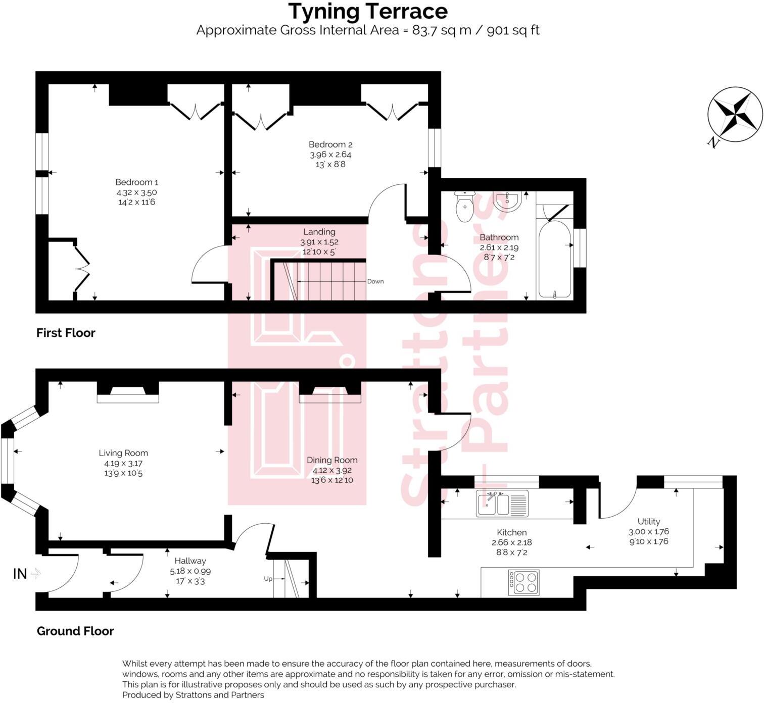 Tyning Terrace, Bath floorplan